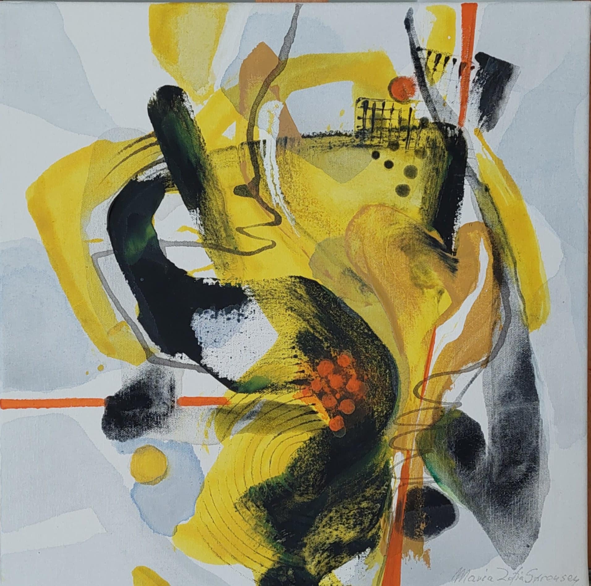 Attraction acryl 40x40 cm