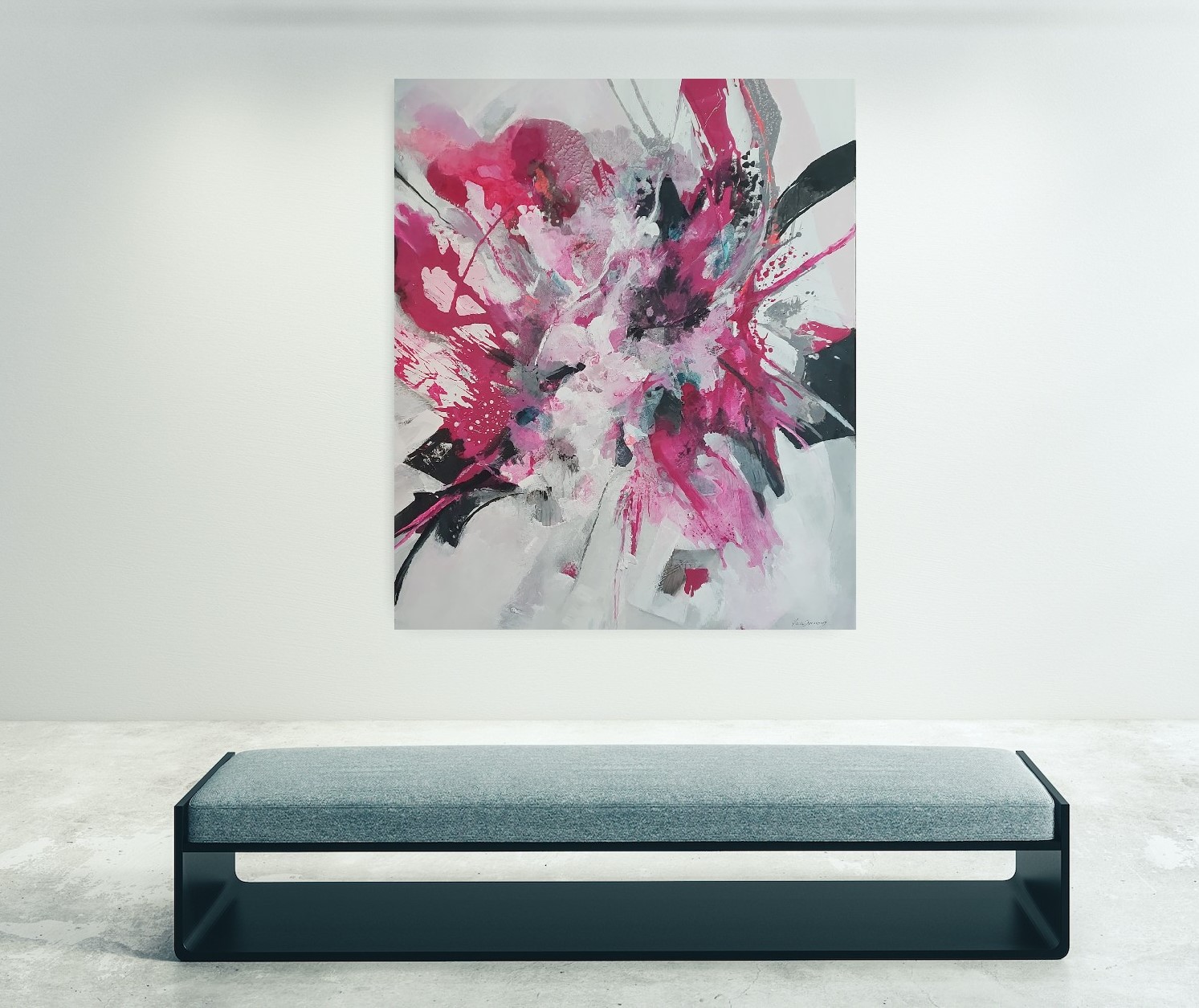 Symphony in pink 100x120 cm